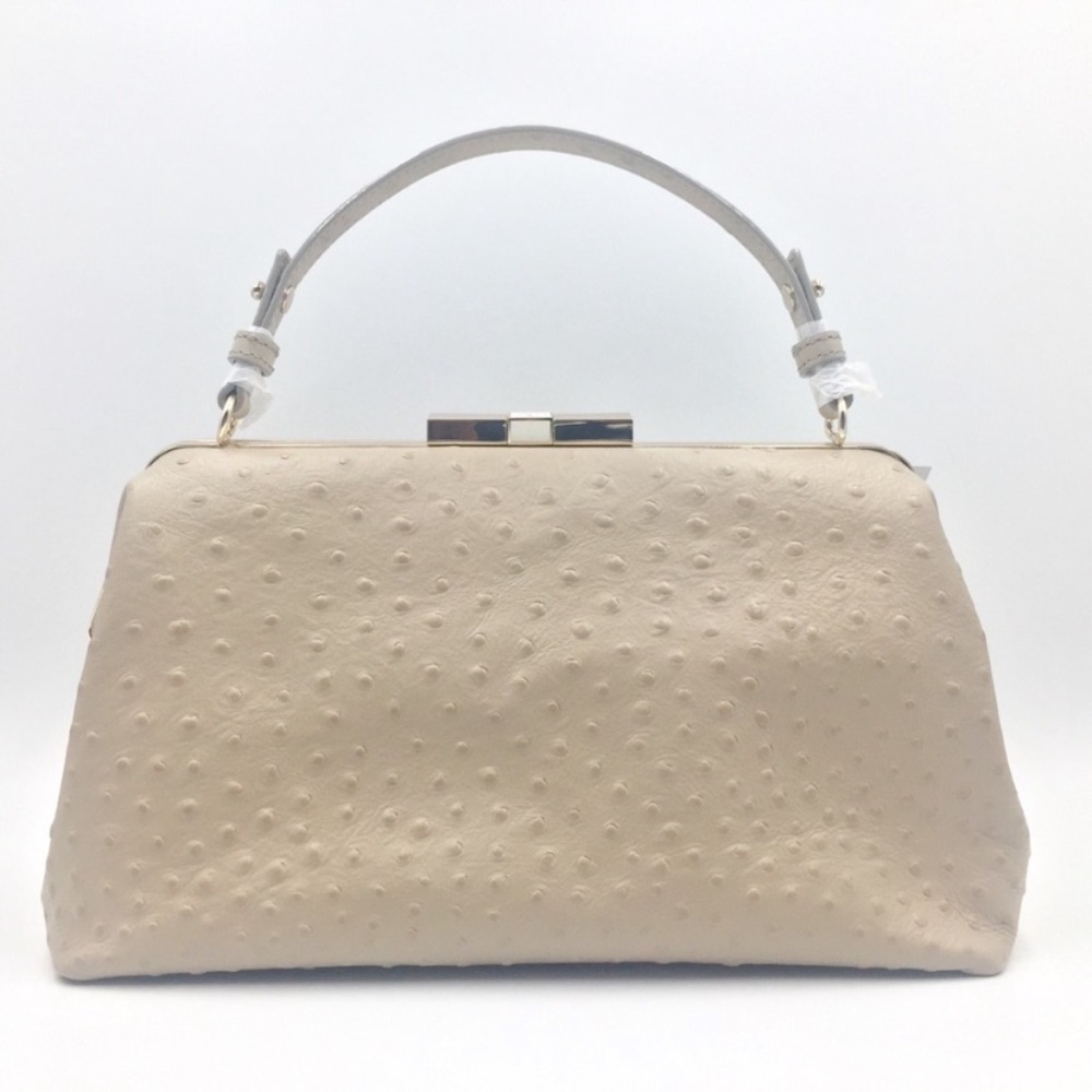 Kate Spade ostrich leather satchel VICTORIA FALLS Madeline - Picture 5 of 12